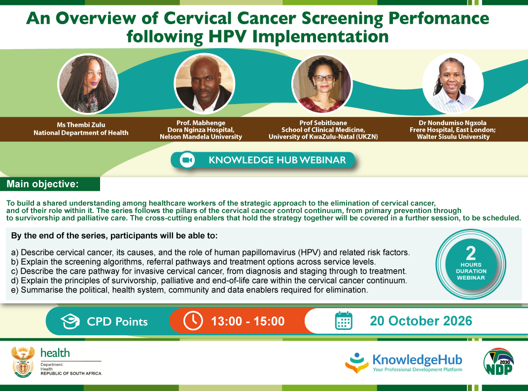  An Overview of Cervical Cancer Screening Performance following HPV Implementation 2026: Session 3 Pillar 2B 