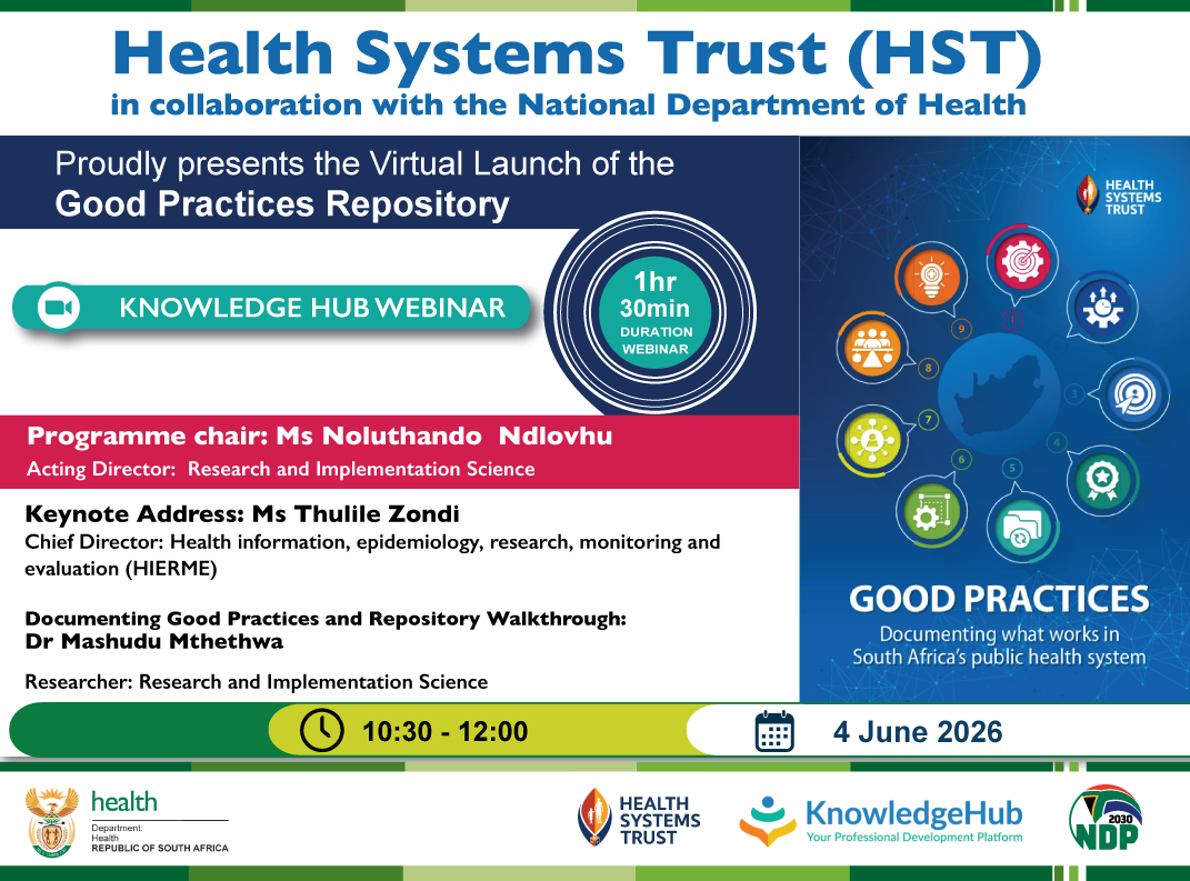 Introducing the Good Practices Repository: Documenting what works in South Africa health system
