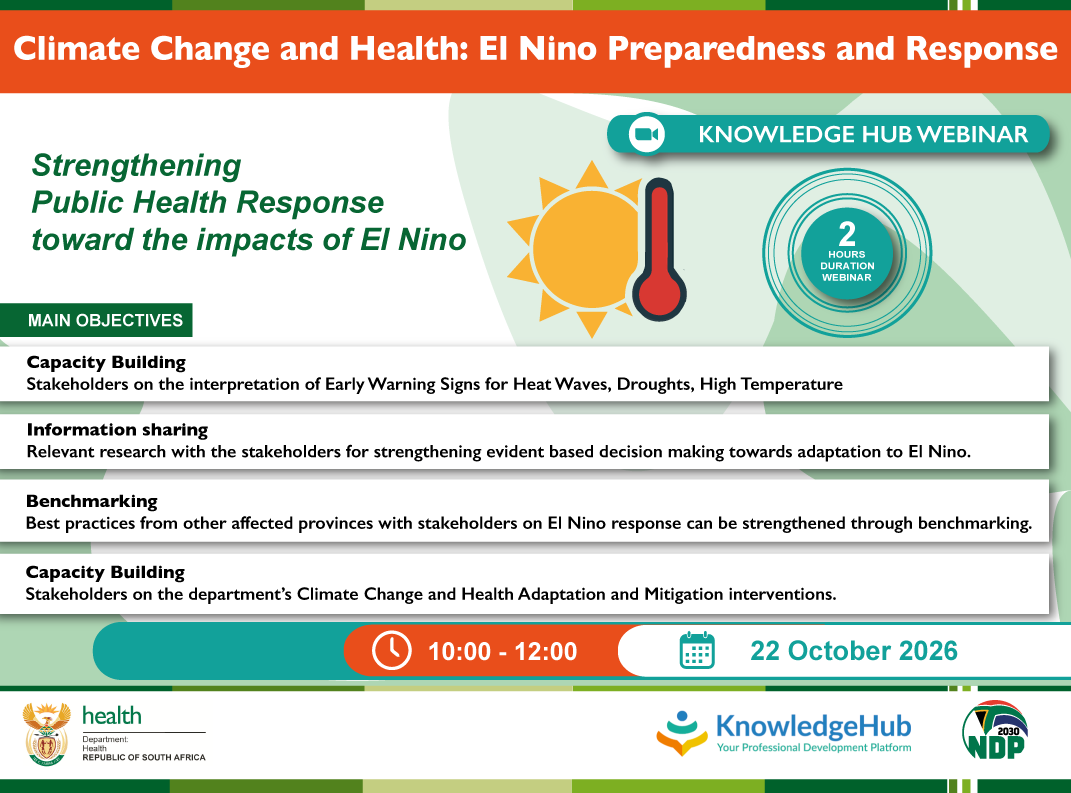 Climate Change and Health: El Nino Preparedness and Response.
