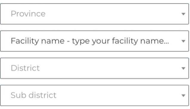 Facility name